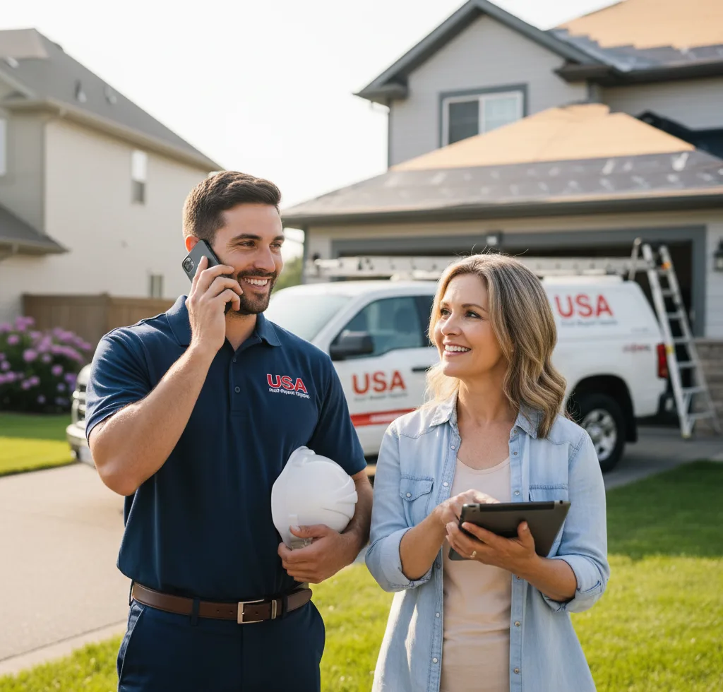 USA Roof Repair Experts customer support in Engelhard